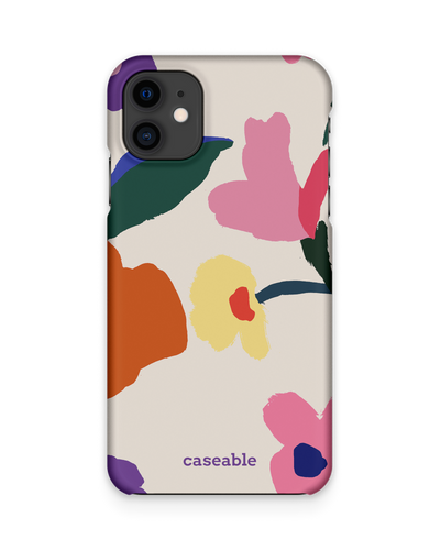 Handpainted Blooms Hard Shell Phone Case Apple iPhone 11
