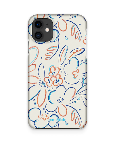 Bloom Doodles Hard Shell Phone Case Apple iPhone 11