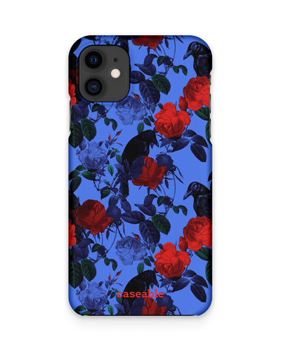 Roses And Ravens Hard Shell Phone Case Apple iPhone 11
