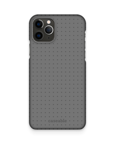 Dot Grid Grey Hard Shell Phone Case Apple iPhone 11 Pro Max
