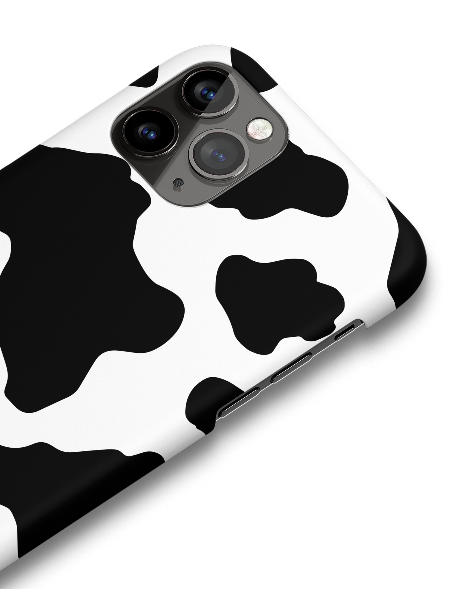 Cow Print 2 Hard Shell Phone Case Apple iPhone 11 Pro Max: Detail Shot
