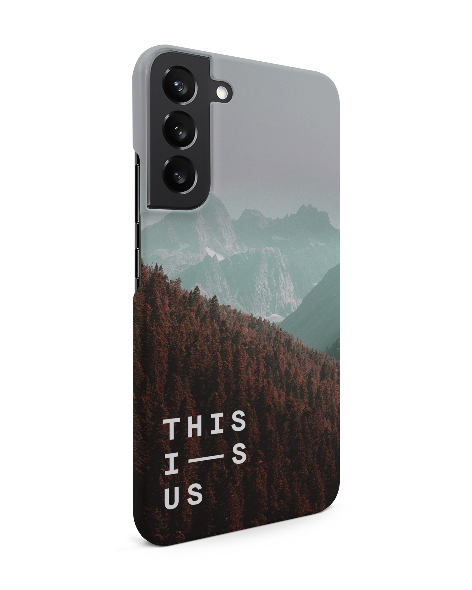 Into the Woods Hard Shell Phone Case Samsung Galaxy S22 Plus 5G: View from the left side