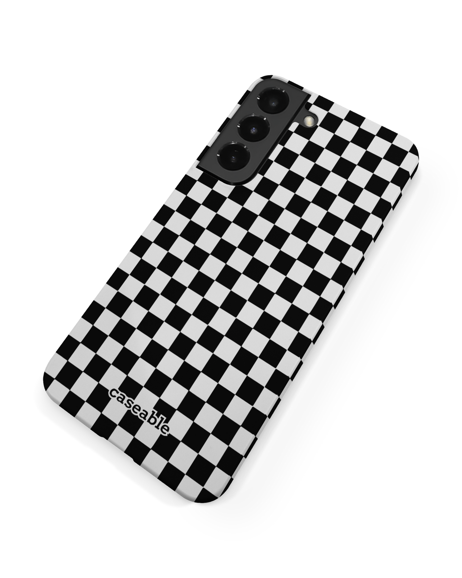 Squares Hard Shell Phone Case Samsung Galaxy S22 Plus 5G: Back View