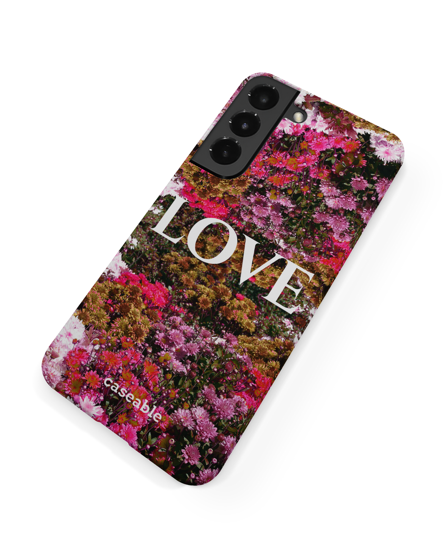 Luxe Love Hard Shell Phone Case Samsung Galaxy S22 Plus 5G: Back View