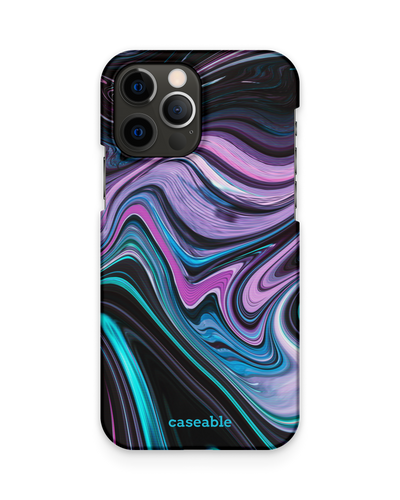 Digital Swirl Hard Shell Phone Case Apple iPhone 12 Pro Max