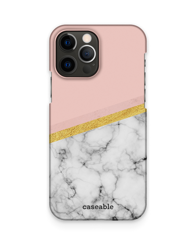 Marble Slice Hard Shell Phone Case Apple iPhone 12 Pro Max