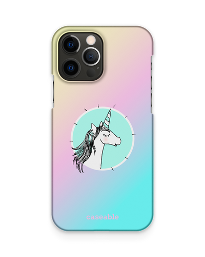 Happiness Unicorn Hard Shell Phone Case Apple iPhone 12 Pro Max