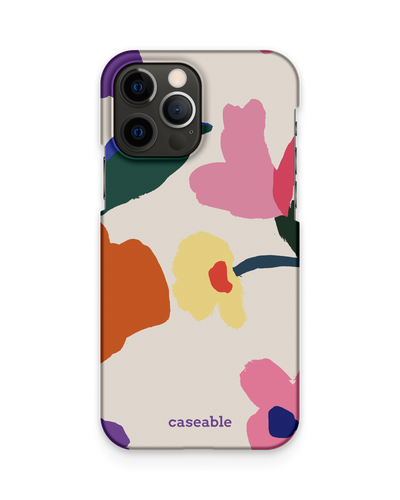Handpainted Blooms Hard Shell Phone Case Apple iPhone 12 Pro Max