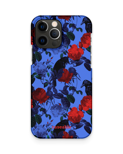 Roses And Ravens Hard Shell Phone Case Apple iPhone 12 Pro Max