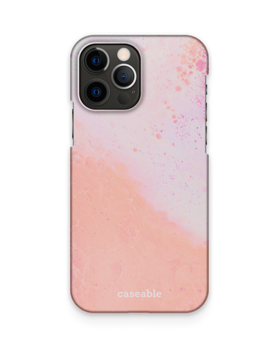 Peaches & Cream Marble Hard Shell Phone Case Apple iPhone 12 Pro Max