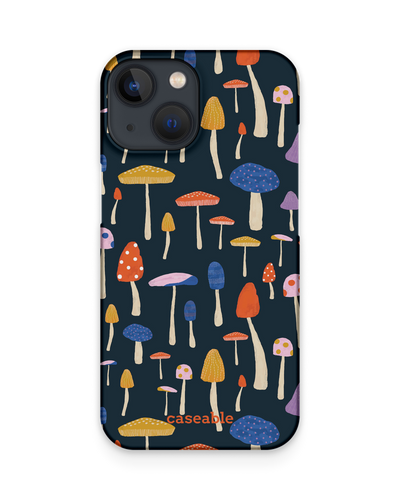 Mushroom Delights Hard Shell Phone Case Apple iPhone 13 mini