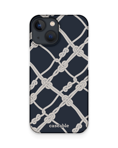 Nautical Knots Hard Shell Phone Case Apple iPhone 13 mini