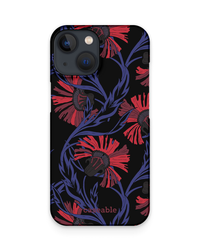 Midnight Floral Hard Shell Phone Case Apple iPhone 13 mini
