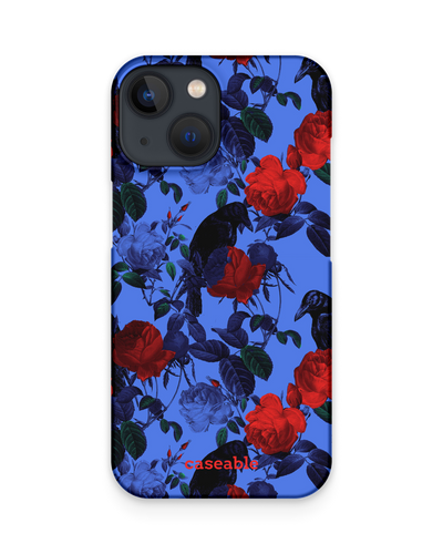 Roses And Ravens Hard Shell Phone Case Apple iPhone 13 mini