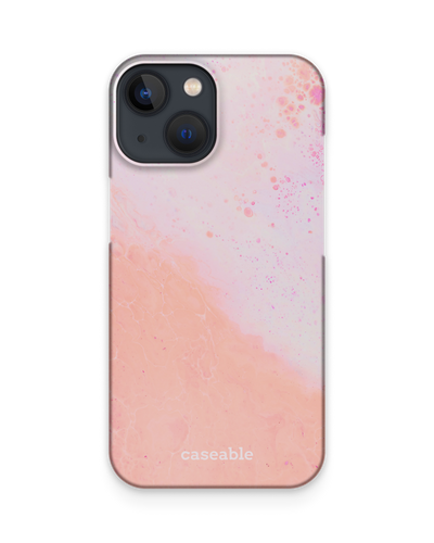 Peaches & Cream Marble Hard Shell Phone Case Apple iPhone 13 mini
