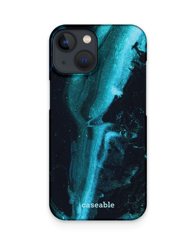 Deep Turquoise Sparkle Hard Shell Phone Case Apple iPhone 13 mini