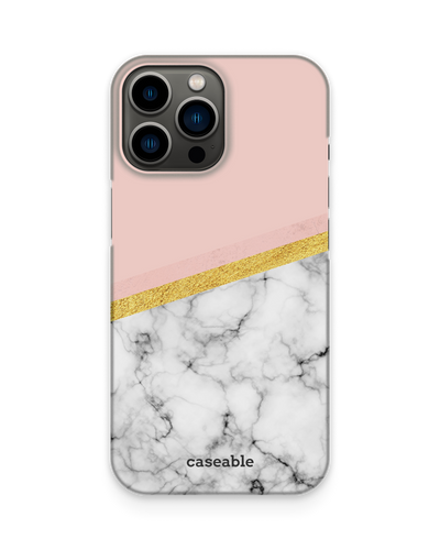 Marble Slice Hard Shell Phone Case Apple iPhone 13 Pro Max