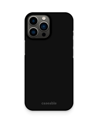 BLACK Hard Shell Phone Case Apple iPhone 13 Pro Max