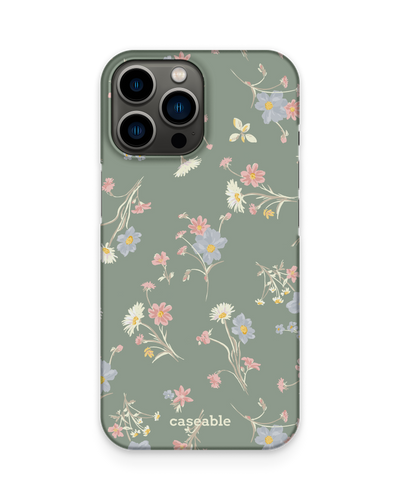 Wild Flower Sprigs Hard Shell Phone Case Apple iPhone 13 Pro Max