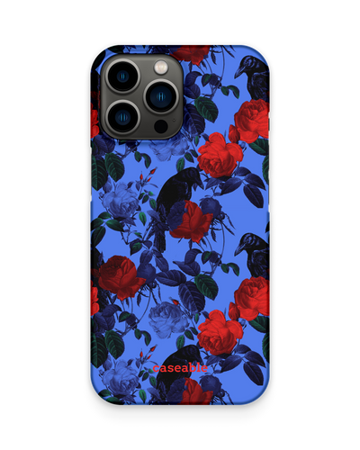 Roses And Ravens Hard Shell Phone Case Apple iPhone 13 Pro Max