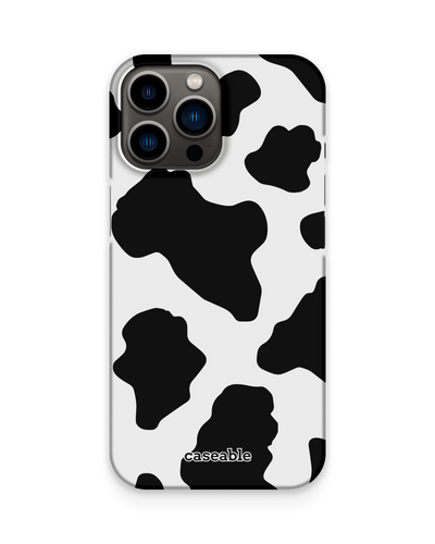 Cow Print 2 Hard Shell Phone Case Apple iPhone 13 Pro Max