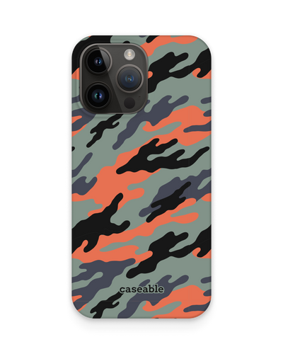 Camo Sunset Hard Shell Phone Case for Apple iPhone 15 Pro Max