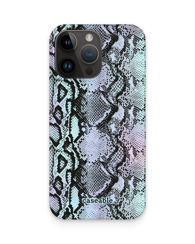 Groovy Snakeskin Hard Shell Phone Case for Apple iPhone 14 Pro Max
