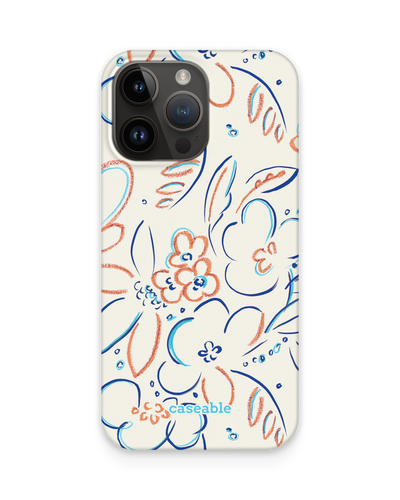 Bloom Doodles Hard Shell Phone Case for Apple iPhone 14 Pro Max
