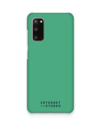 ISG Neon Green Hard Shell Phone Case Samsung Galaxy S20