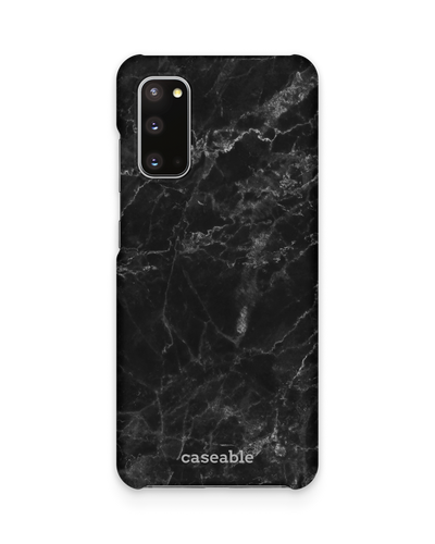 Midnight Marble Hard Shell Phone Case Samsung Galaxy S20