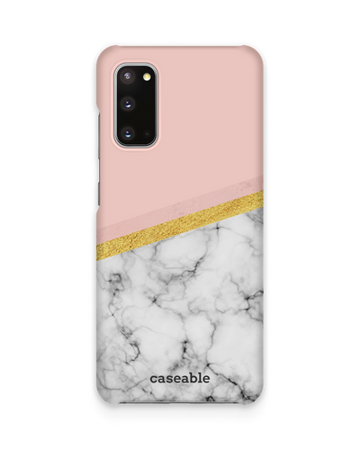 Marble Slice Hard Shell Phone Case Samsung Galaxy S20