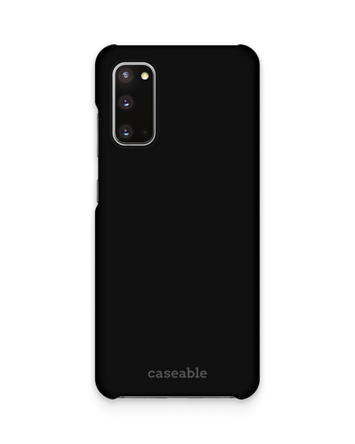 BLACK Hard Shell Phone Case Samsung Galaxy S20