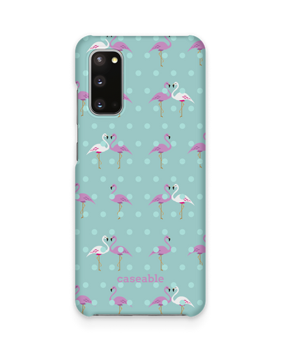 Two Flamingos Hard Shell Phone Case Samsung Galaxy S20