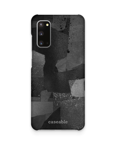 Torn Paper Collage Hard Shell Phone Case Samsung Galaxy S20