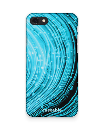 Turquoise Ripples Hard Shell Phone Case Apple iPhone 6, Apple iPhone 6s