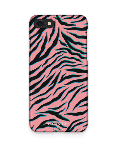 Pink Zebra Hard Shell Phone Case Apple iPhone 7, Apple iPhone 8, Apple iPhone SE (2020), Apple iPhone SE (2022)