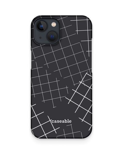 Grids Hard Shell Phone Case Apple iPhone 13
