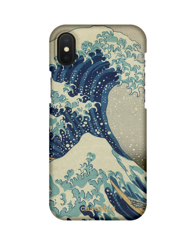 Great Wave Off Kanagawa By Hokusai Hard Shell Phone Case Apple iPhone X, Apple iPhone XS