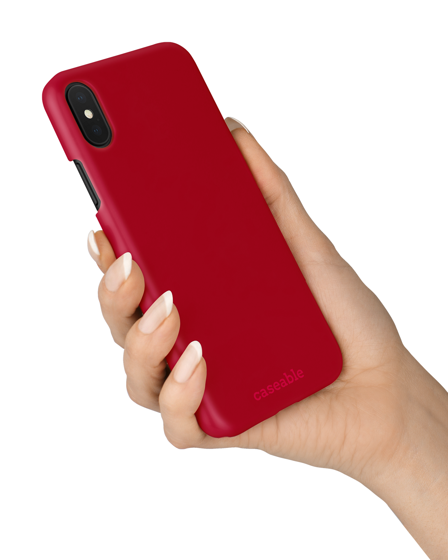 X/XS Hard Shell Phone Case RED