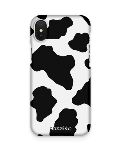 Cow Print 2 Hard Shell Phone Case Apple iPhone X, Apple iPhone XS