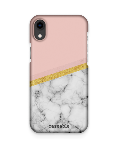 Marble Slice Hard Shell Phone Case Apple iPhone XR