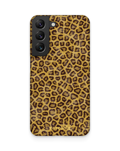 Leopard Skin Hard Shell Phone Case Samsung Galaxy S22 5G