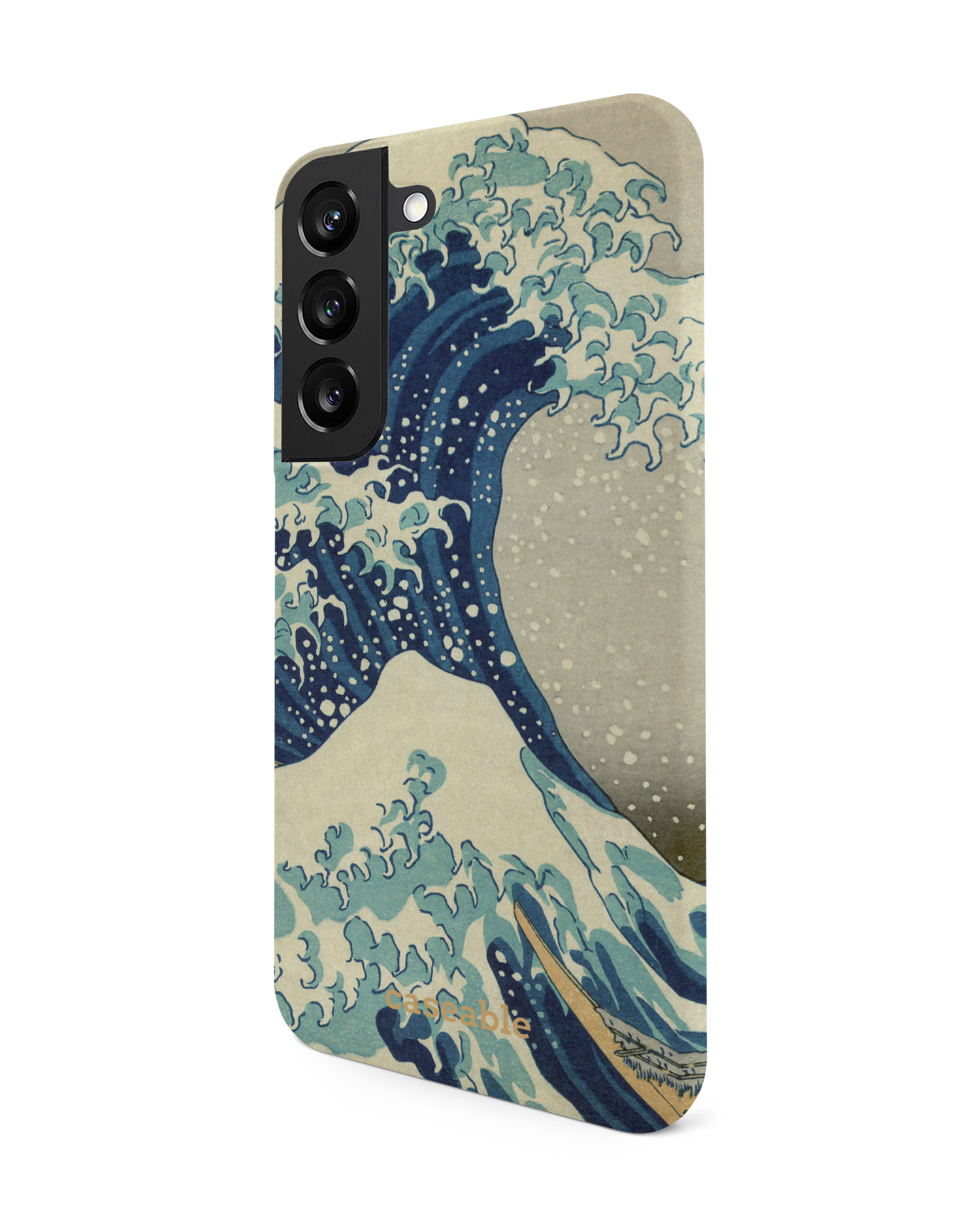 Great Wave Off Kanagawa By Hokusai Hard Shell Phone Case Samsung Galaxy S22 5G: View from the right side