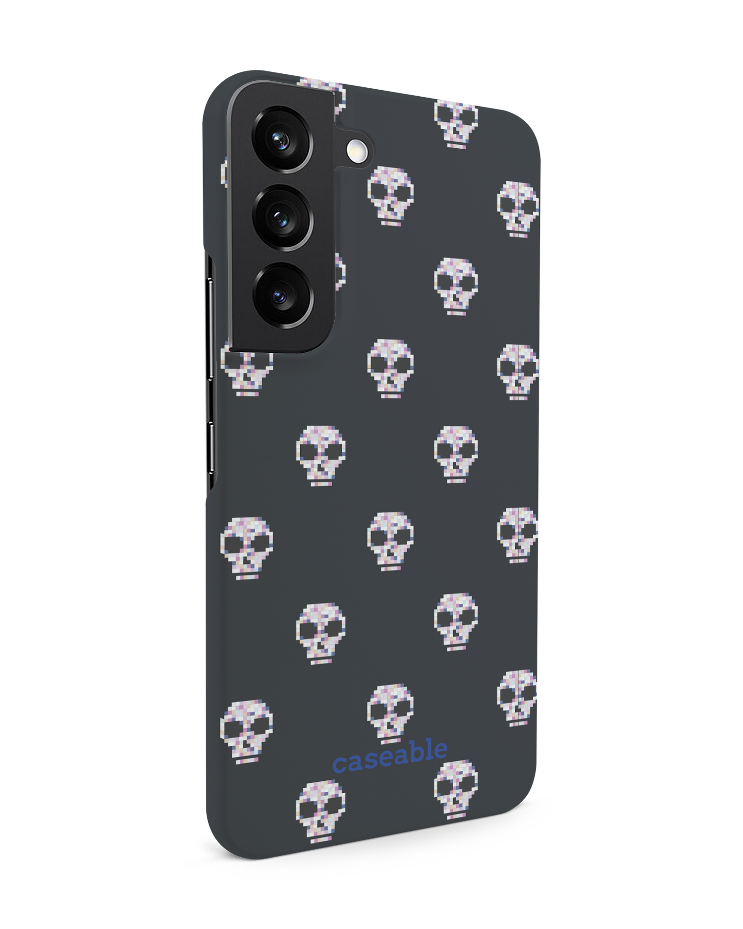 Digital Skulls Hard Shell Phone Case Samsung Galaxy S22 5G: View from the left side