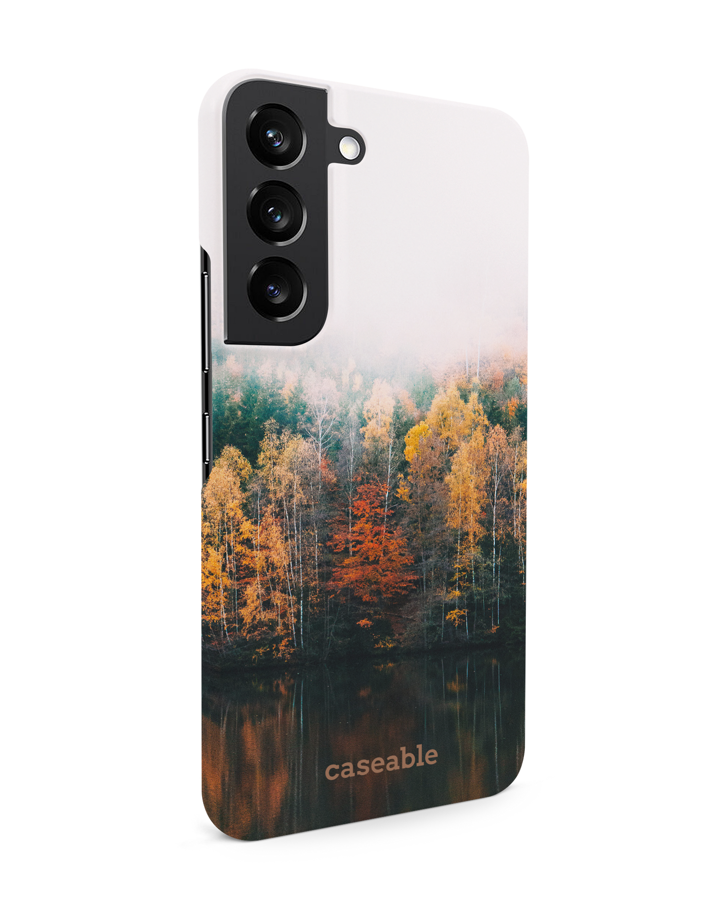 Fall Fog Hard Shell Phone Case Samsung Galaxy S22 5G: View from the left side