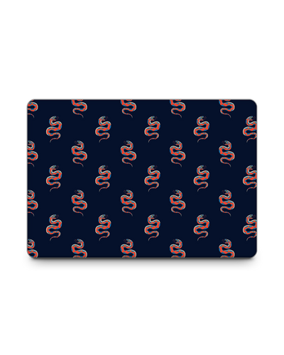 Repeating Snakes Laptop Skin for 15 inch Apple MacBooks: Front View