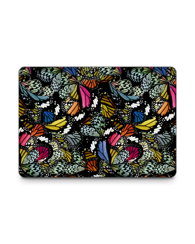 Psychedelic Butterflies Laptop Skin for 13 inch Apple MacBooks: Front View