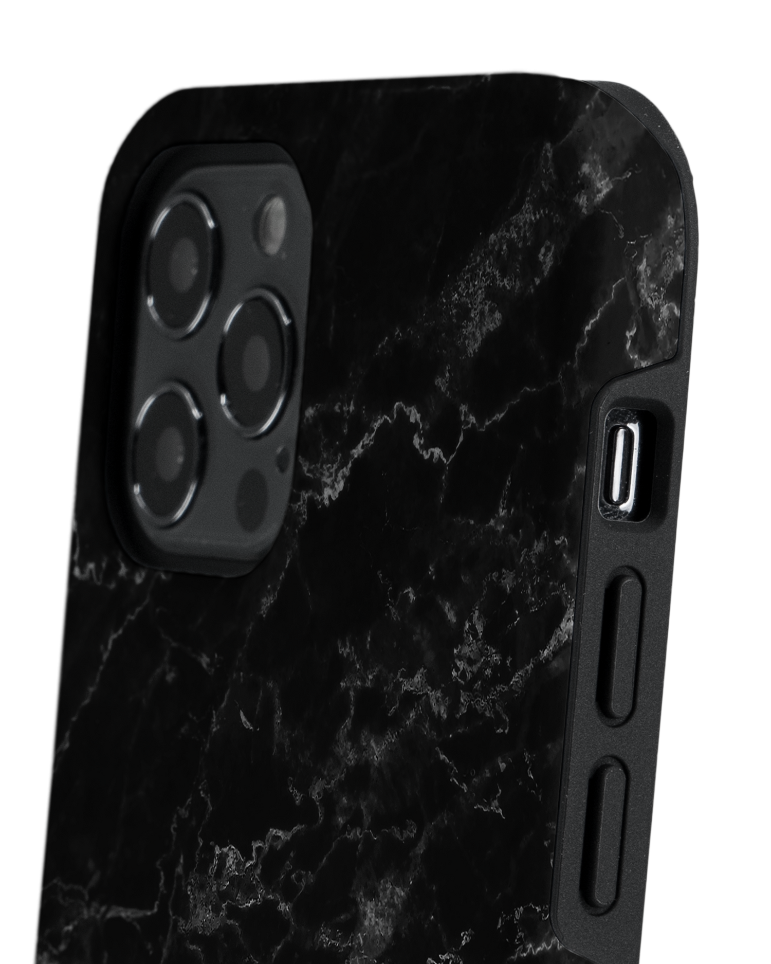 Midnight Marble Premium Phone Case Apple iPhone 12, Apple iPhone 12 Pro: Detail Shot 2
