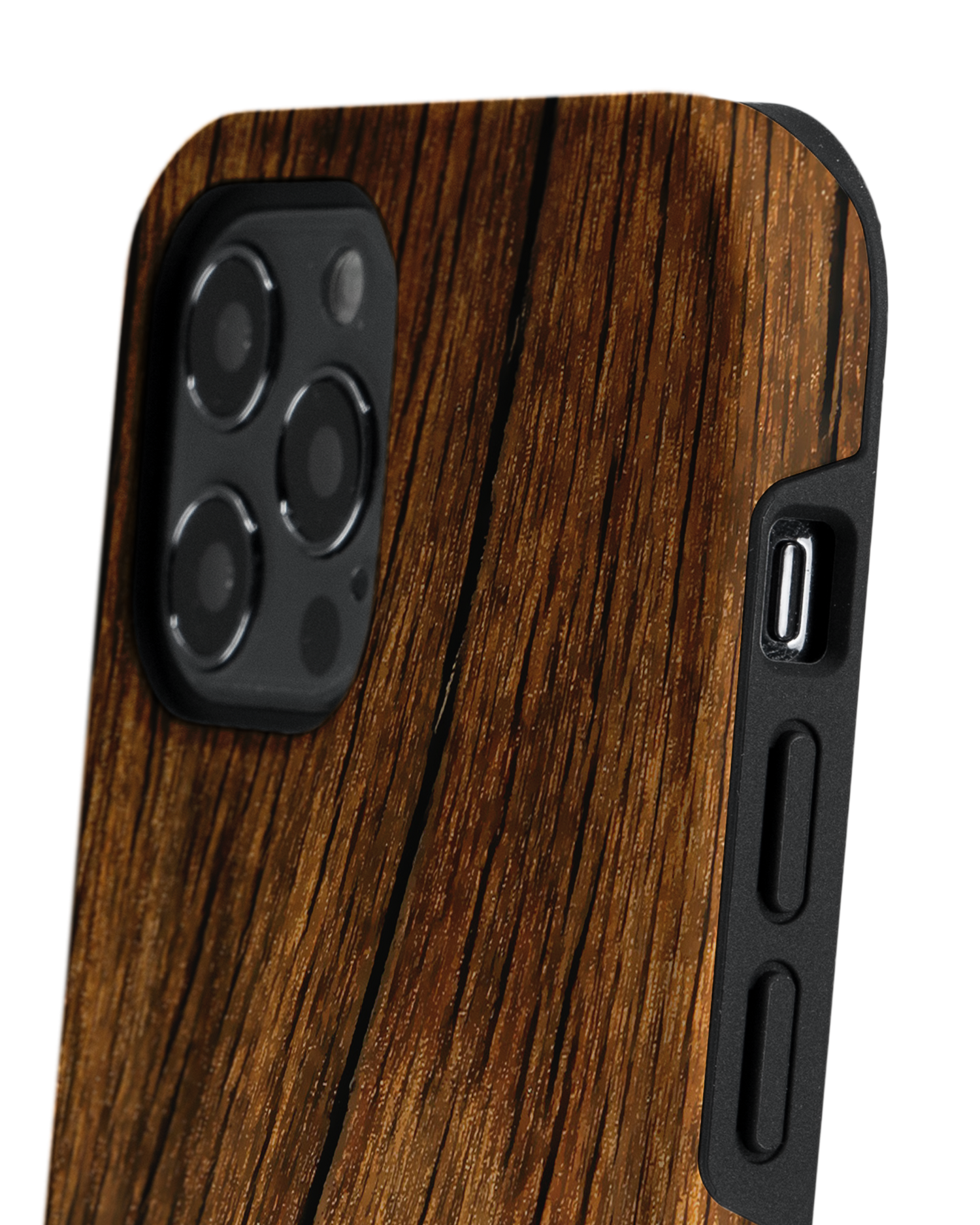 Wood Premium Phone Case Apple iPhone 12, Apple iPhone 12 Pro: Detail Shot 2