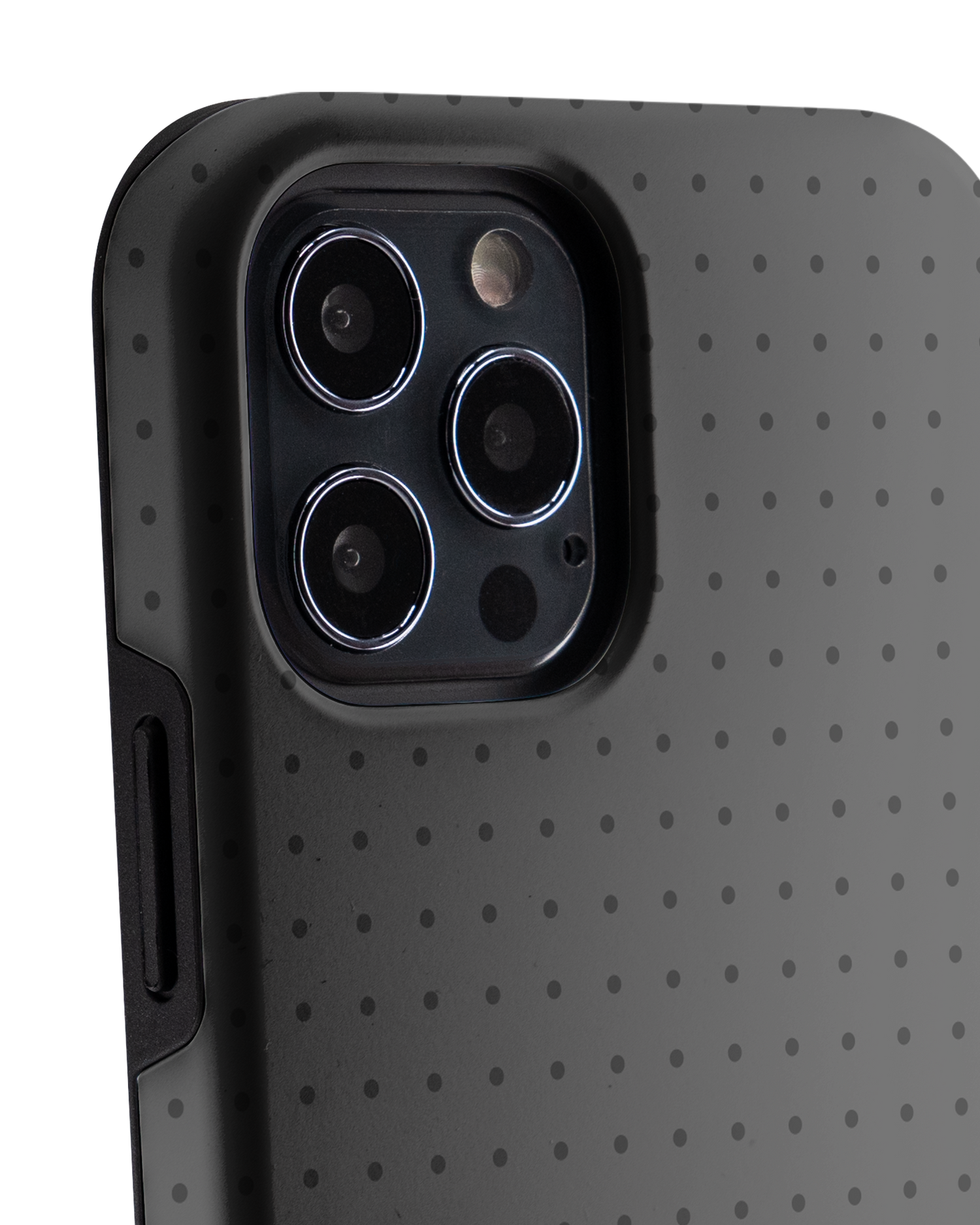 Dot Grid Grey Premium Phone Case Apple iPhone 12, Apple iPhone 12 Pro: Detail Shot 1